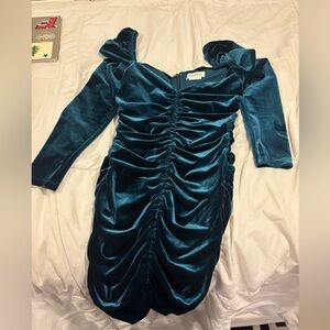 Lovers + Friends Blue Long Sleeve Dress